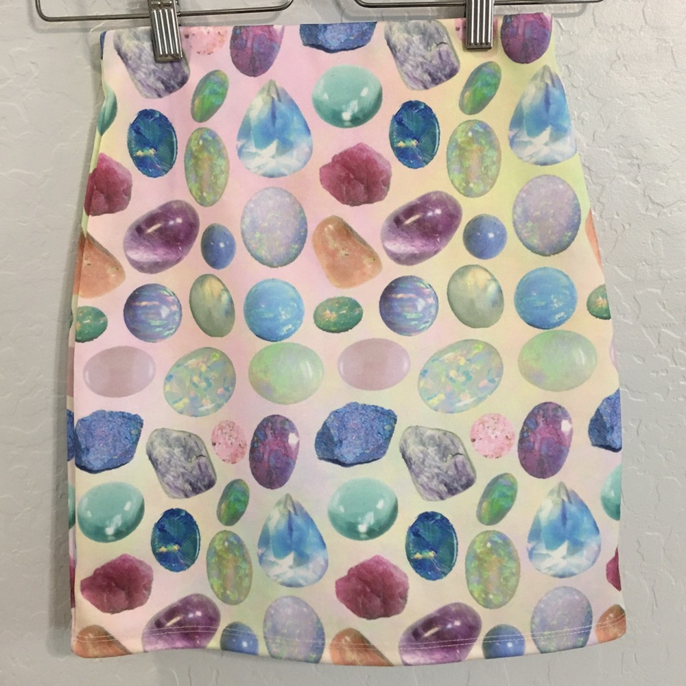 Omighty RARE Crystal Pencil Skirt Small